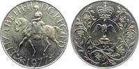Großbritannien 25 Pence / 1 Crown 25-jähriges Kronjubiläum von Elisabeth II. -