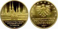 Deutschland 100 Euro 1/2 Unze Goldmünze - Hansestadt Lübeck -