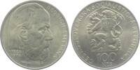 Tschechoslowakei - CZ 100 Kronen 150. Geburtstag von Friedrich Smetana -