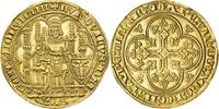 Goldener Schild (Chaise d`dor) 1317-1347 Bayern Ludwig der Bayer - Ludwig IV. von Bayern (1282-1347) vz