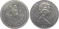 Isle of Man 1 Crown Olympische Spiele 1984 in Los Angeles - Reiten -