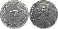 Isle of Man 1 Crown Olympische Spiele 1984 in Los Angeles - Kunstturnen -
