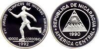 Nicaragua 10000 Cordobas Olympia 1992 - Eiskunstläuferin -