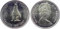 Kanada 50 Cents Wolf -