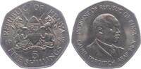 Kenia 5 Shillings Wappen -