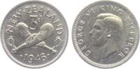 Neuseeland 3 Pence George VI. (1936 - 1952) -