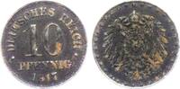 Ersatzmünzen des 1. Weltkrieges 10 Pfennig 10 Pfennig - mit Perlkreis -