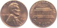 USA 1962 1 Cent - Lincoln Memorial unc.-min. fleckig