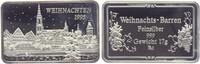 Deutschland - BRD 17 g - Silberbarren Silberbarren Weihnachten 1995 - Weihnachtsbarren geschmückte Stadtansicht -