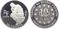 Frankreich 10 Francs - 1,5 Euro Le Penseur - Der Denker - Auguste Rodin - 10 Francs = 1,5 Euro -