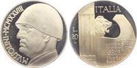 Italien Medaille Politik - Herrscher - Mussolini -