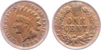USA 1 Cent 1889 Indian Head (1859-1909) AU