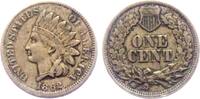 1 Cent 1862 USA Indian Head (1859-1909) ss-vz