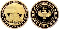 Deutschland Goldmedaille Brandeburger Tor mit Quadriga -