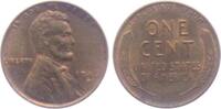 USA 1946 D 1 Cent - Lincoln Wheat EF fleckig