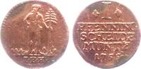Braunschweig-Calenberg-Hannover 1 Pfennig Georg II. (1727-1760) - Wilder Mann -
