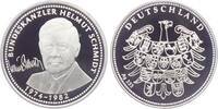 Deutschland - BRD Silbermedaille Bundeskanzler Helmut Schmidt - Aus der Serie Die größten Deutschen -