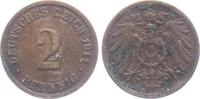 Kaiserreich 2 Pfennig 2 Pfennig - großer Adler -