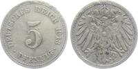 Kaiserreich 5 Pfennig 5 Pfennig - großer Adler -