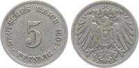 Kaiserreich 5 Pfennig 5 Pfennig - großer Adler -