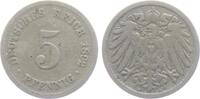Kaiserreich 5 Pfennig 5 Pfennig - großer Adler -