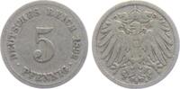 Kaiserreich 5 Pfennig 5 Pfennig - großer Adler -