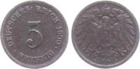 Kaiserreich 5 Pfennig 5 Pfennig - großer Adler -