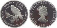 Jersey 2 Pounds WWF Serie - Mauritius Tauben - Vögel -