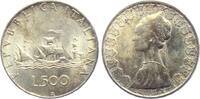 Italien 500 Lire Segelschiff -