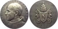 Vatikan - Kirchenstaat Bronzemedaille versilbert Papst Pius XII. (1939-1958) -