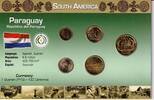 Paraguay KMS - 166 Guarani Kursmünzensatz Paraguay - 1992 - 1998 - 5 Werte -