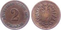 Kaiserreich 2 Pfennig 2 Pfennig - kleiner Adler -
