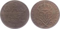 Schweden 5 Öre Gustaf V. (1907-1950) -
