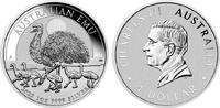 Australien 1 Dollar Emu mit Jungtieren -