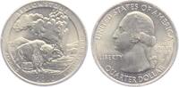 USA 1/4 Dollar - Quarter National Parks - Wyoming - Yellowstone -