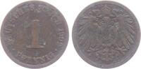 Kaiserreich 1 Pfennig 1 Pfennig - großer Adler -
