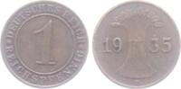 Drittes Reich 1 Reichspfennig 1 Reichspfennig - mit Ährenbündel -