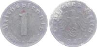 Drittes Reich 1 Reichspfennig 1 Reichspfennig - mit Hakenkreuz -