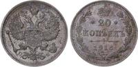 Russland 20 Kopeken Nikolaus II. 1894-1917. -