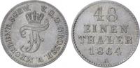 Mecklenburg-Schwerin 1/48 Taler Friedrich Franz II. 1842-1883. -