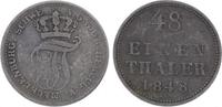 Mecklenburg-Schwerin 1/48 Taler Friedrich Franz II. 1842-1883. -
