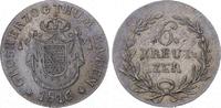 Baden-Durlach 6 Kreuzer Karl Ludwig Friedrich 1811-1818. -