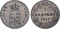 Württemberg Kreuzer Wilhelm I. 1816-1864. -