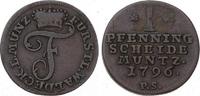 Waldeck Pfennig Friedrich 1763-1812. -