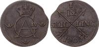 Schweden 1/12 Skilling Gustav IV. Adolf 1792-1809. -
