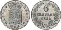 Nassau 6 Kreuzer Wilhelm 1816-1839. -