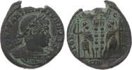 Kaiserzeit Follis 316-340 n. Chr. Constantinus II. 316-340. Randausbruch, VF