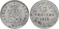 Nassau 3 Kreuzer Adolph 1839-1866. -