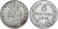 Nassau 6 Kreuzer Wilhelm 1816-1839. -