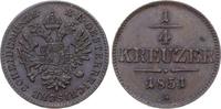 Römisch Deutsches Reich 1/4 Kreuzer Franz Joseph I. 1848-1916. -